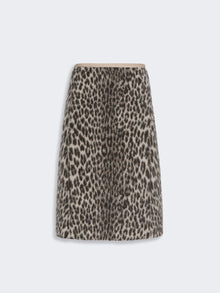 Jacquard Wool And Alpaca Calf-Length Skirt for Women - Ecru - Max Mara KSA