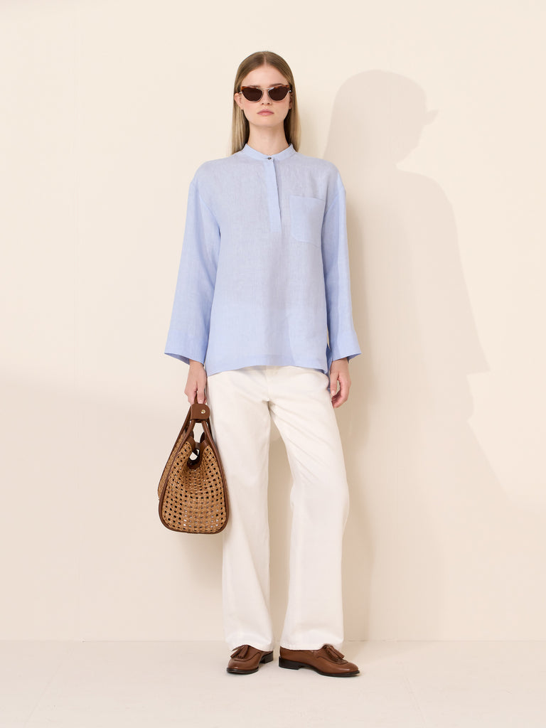 max mara pure linen shirt
