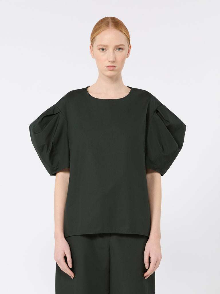 max mara cotton poplin blouse