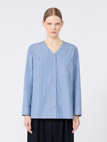 Max Mara Striped cotton poplin shirt for Women