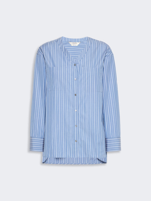 Max Mara Striped cotton poplin shirt for Women