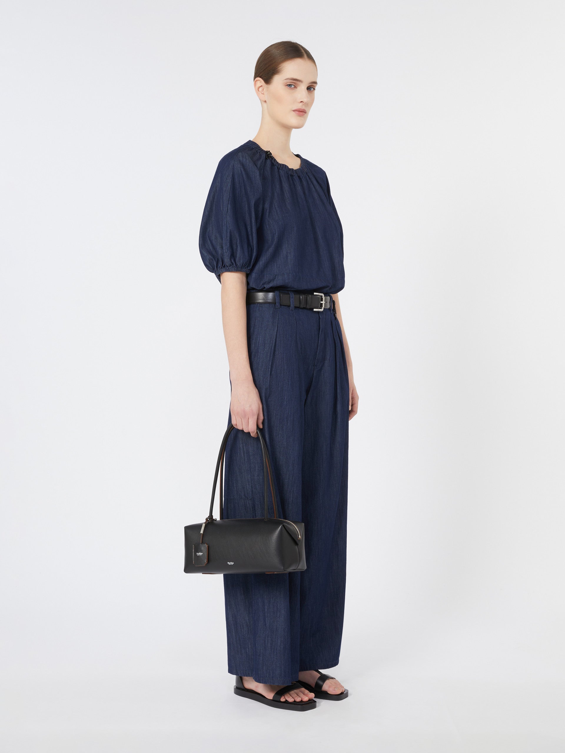 Lightweight denim blouse