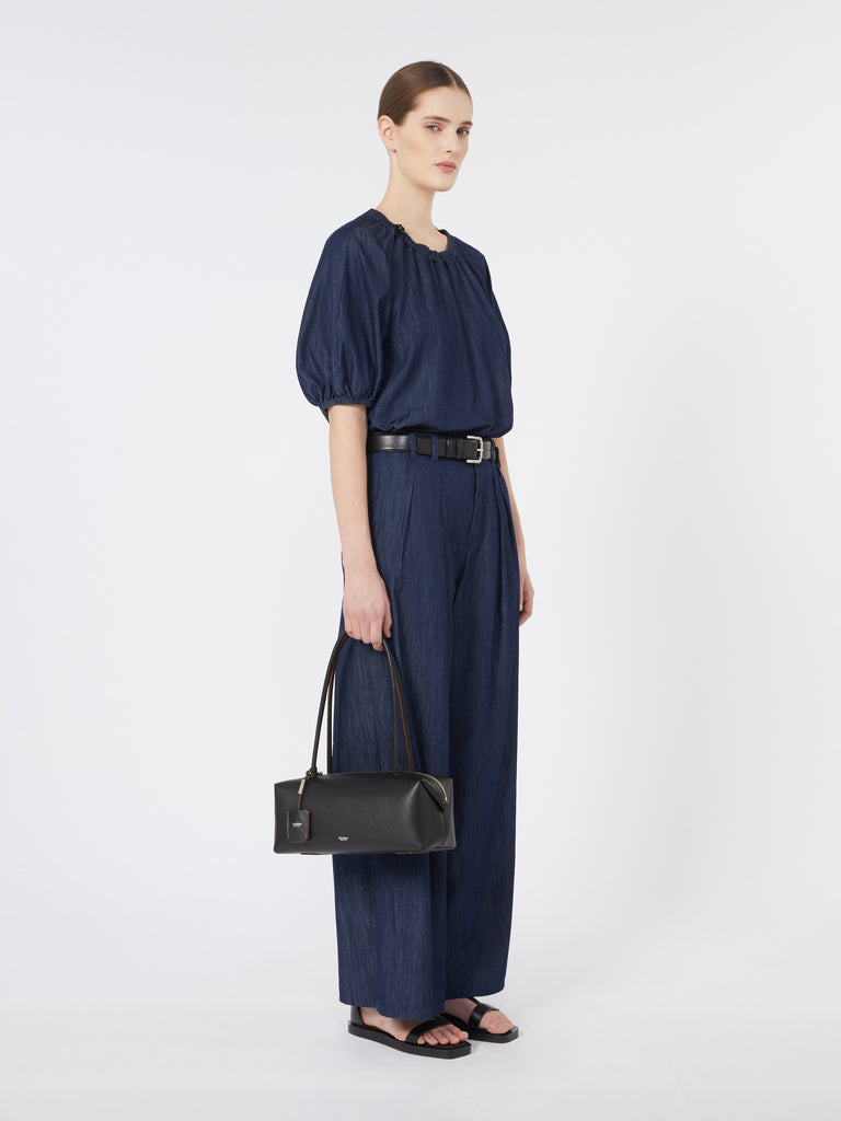 Lightweight denim blouse