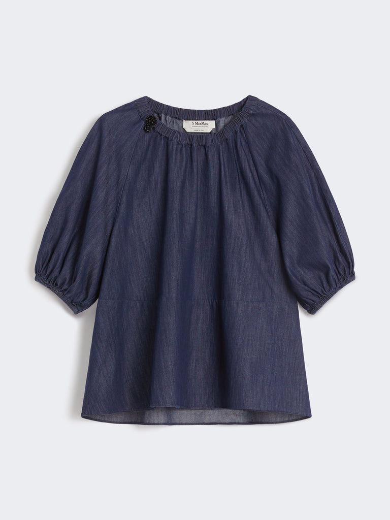 Lightweight denim blouse