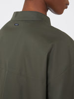 Cotton Mandarin-neck shirt