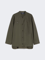 Cotton Mandarin-neck shirt