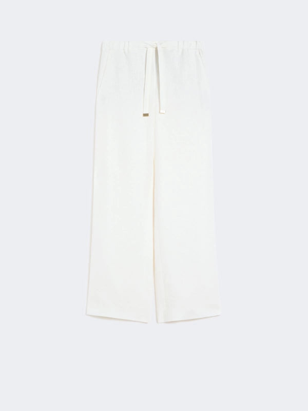 max mara linen basketweave trousers for women