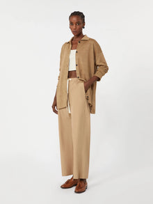 Cotton drawstring trousers