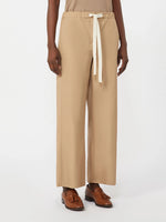 Cotton drawstring trousers