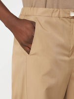 Cotton drawstring trousers