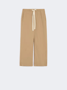 Cotton drawstring trousers
