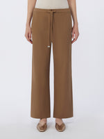 Wool gabardine trousers