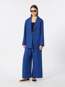 max mara linen drawstring trousers for women