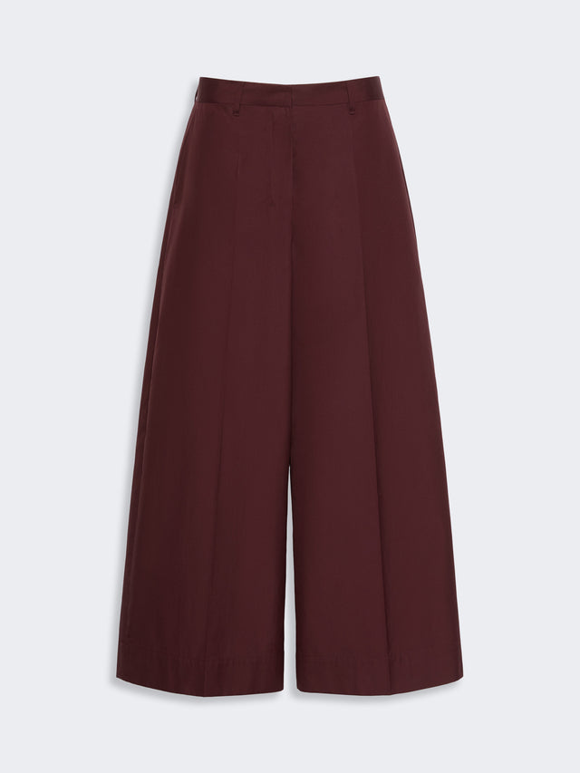 max mara cotton poplin trousers for women
