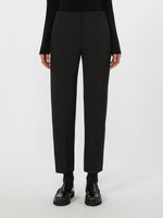 Slim gabardine trousers