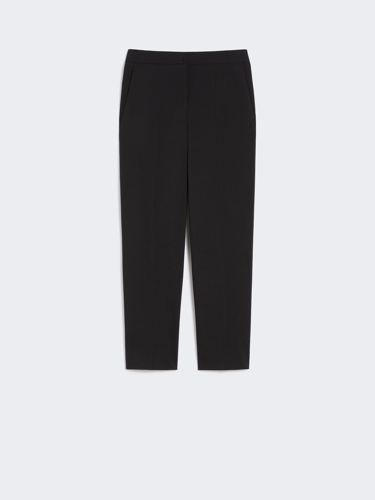 Slim gabardine trousers