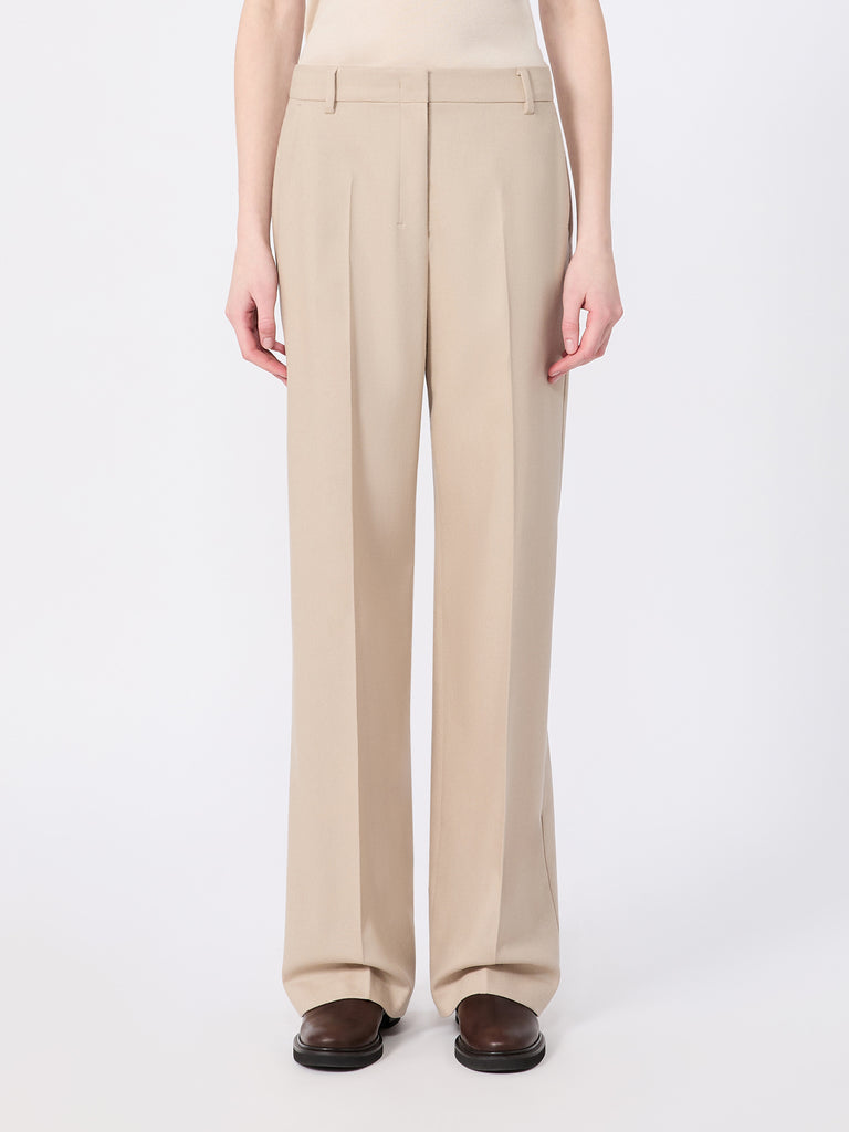 max mara regular-fit wool trousers