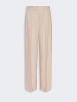 Regular-Fit Wool Trousers for Women - Albino - Max Mara KSA