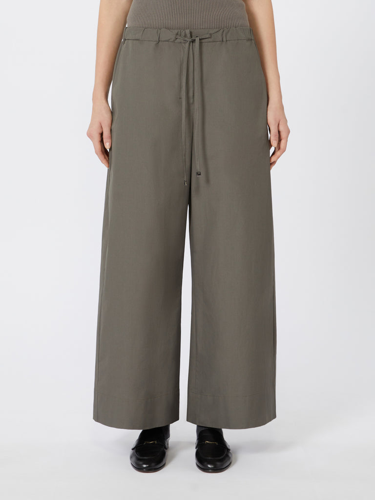 Cotton drawstring trousers