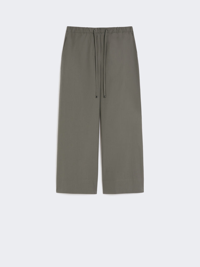 Cotton drawstring trousers