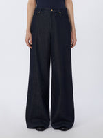 Straight-fit cotton denim jeans