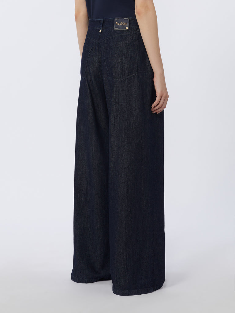 Straight-fit cotton denim jeans