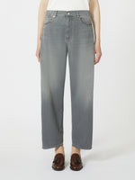 max mara denim barrel-leg jeans for women