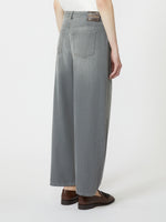 max mara denim barrel-leg jeans for women