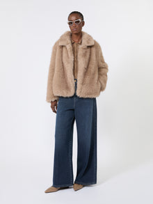 Wide, Cotton Denim Jeans for Women - Midnightblue - Max Mara KSA