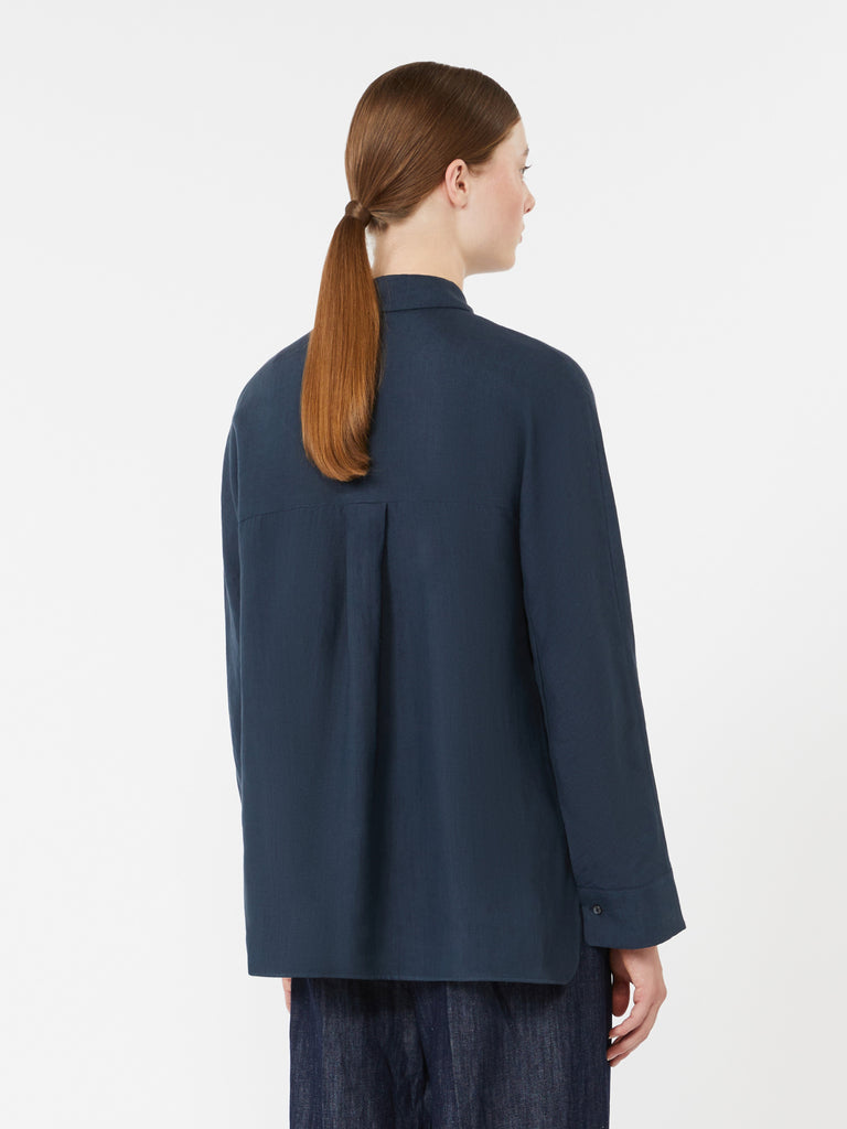 max mara linen canvas shirt