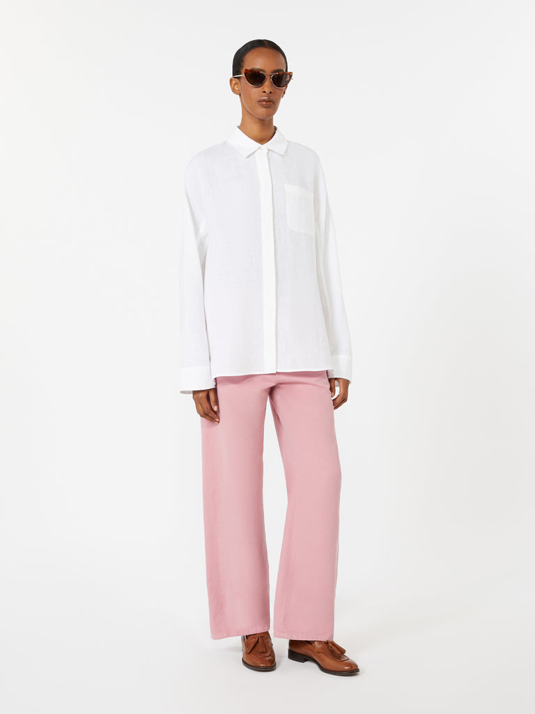 max mara linen canvas shirt