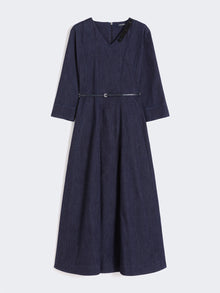 max mara flared stretch denim dress for women
