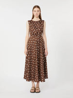 Patterned twill dress