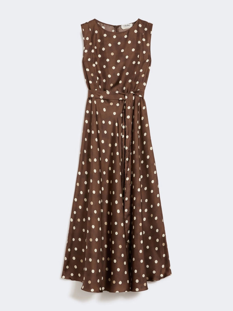 Patterned twill dress