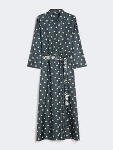 max mara printed silk twill dress for women