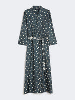 max mara printed silk twill dress for women