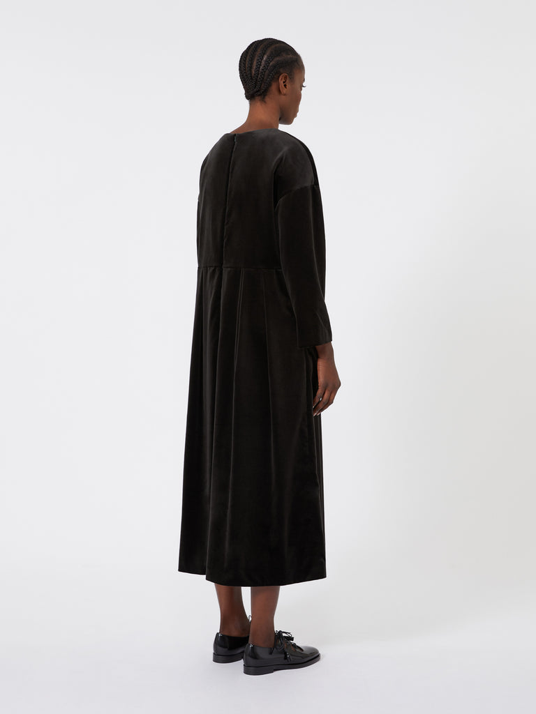 Cotton velvet dress
