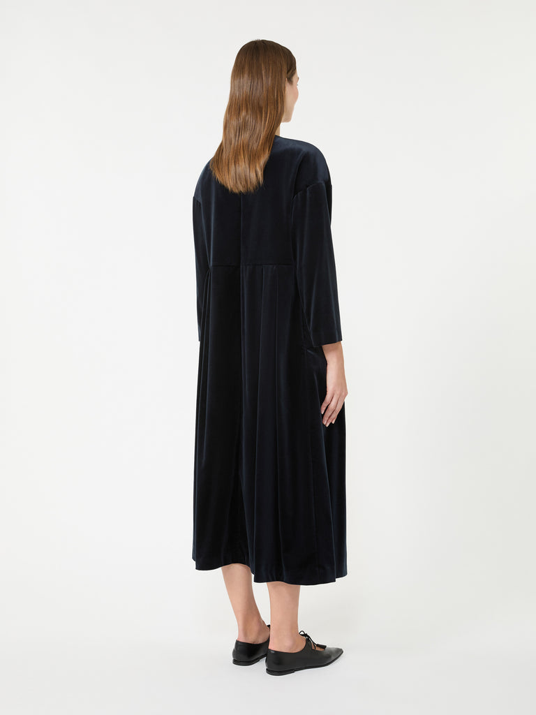 Cotton velvet dress