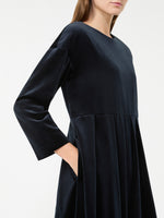 Cotton velvet dress