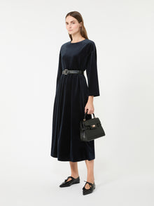 Cotton velvet dress
