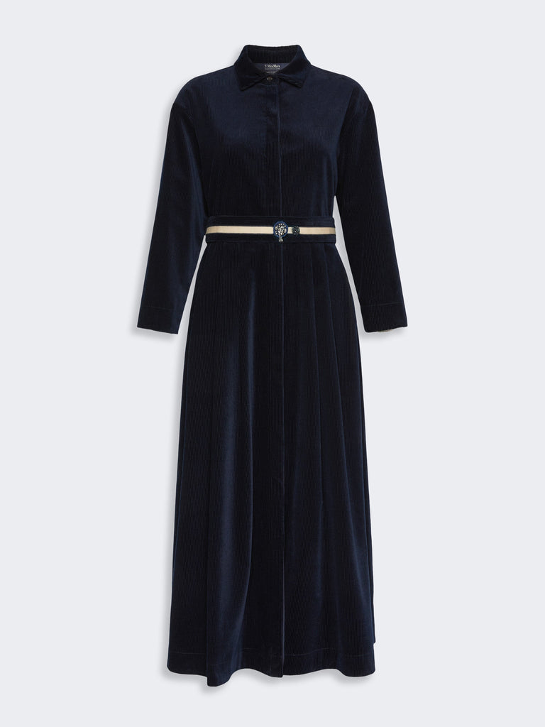 max mara corduroy shirt dress