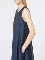 max mara cotton and silk voile flared dress for women