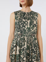 Printed cotton voile dress