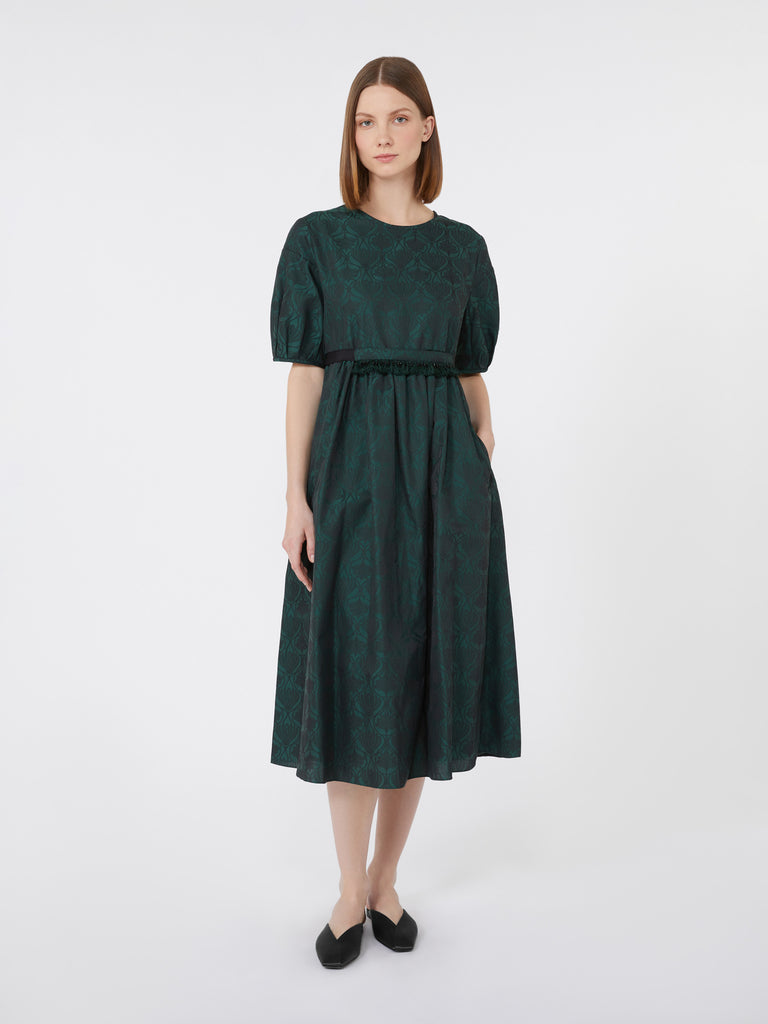 Jacquard cotton dress