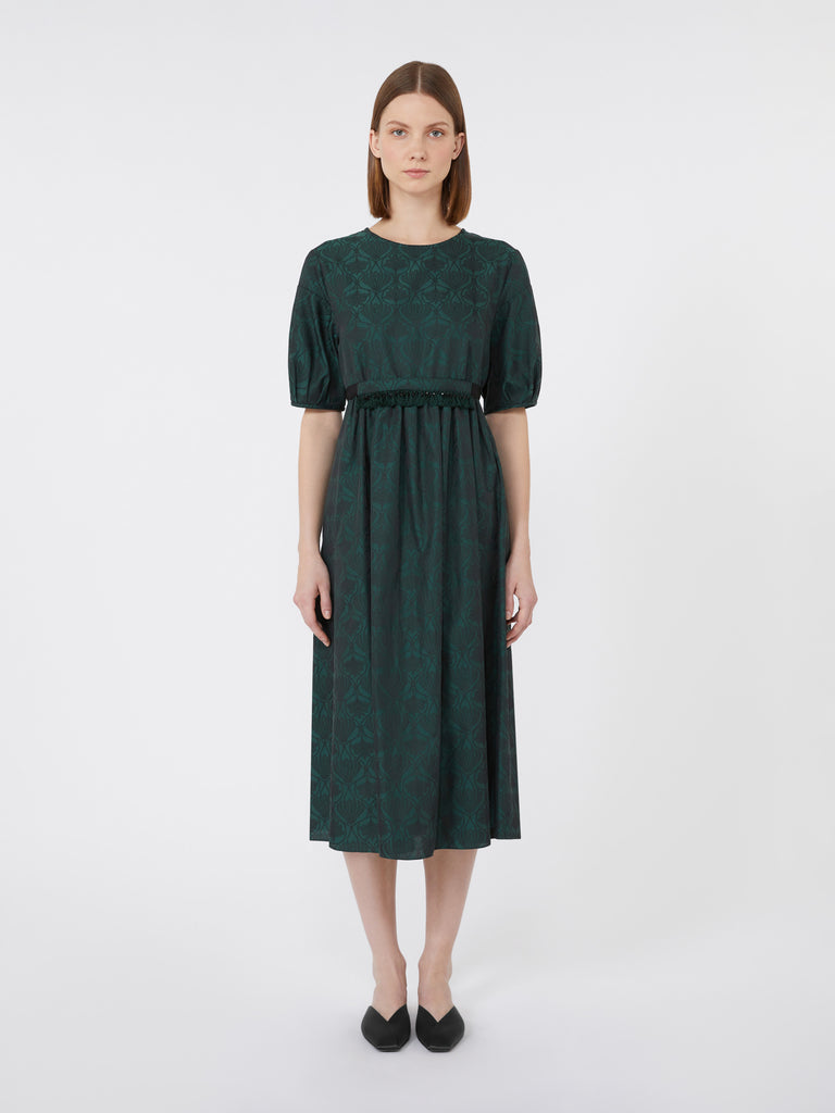 Jacquard cotton dress