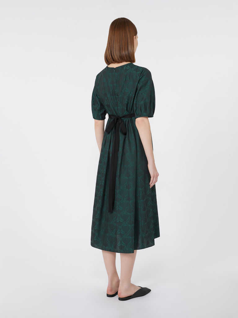 Jacquard cotton dress