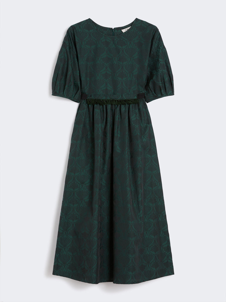 Jacquard cotton dress