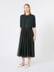 max mara fit-and-flare organza dress for women