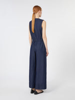 Cotton denim jumpsuit