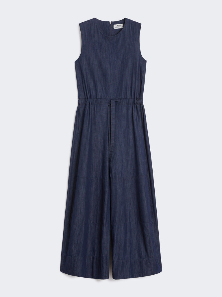 Cotton denim jumpsuit